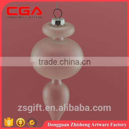 Hanging christmas bauble glass icicle for christmas tree decorarion supplies X'mas accessories