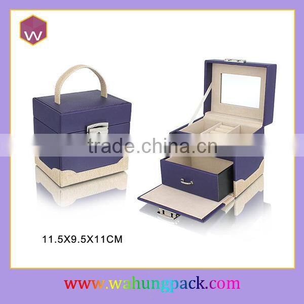 popular handmade faux leather jewellery package wholesale