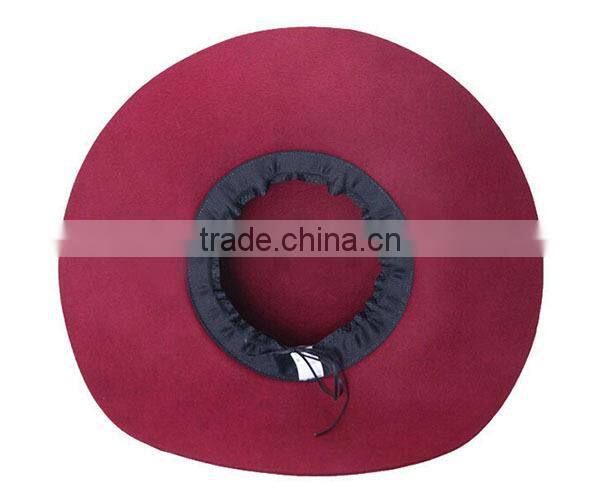 In Stock Cheap Wide Brim Wool Felt Hat Blank Wholesale