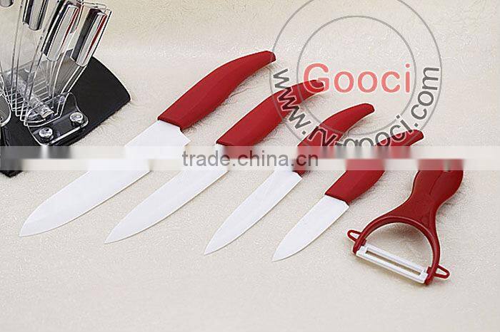 Ultra Sharp Ceramics Knife Set 3"+4''+5"+6"+Peeler