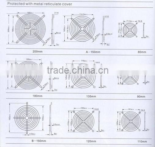 filter box fans 250mm