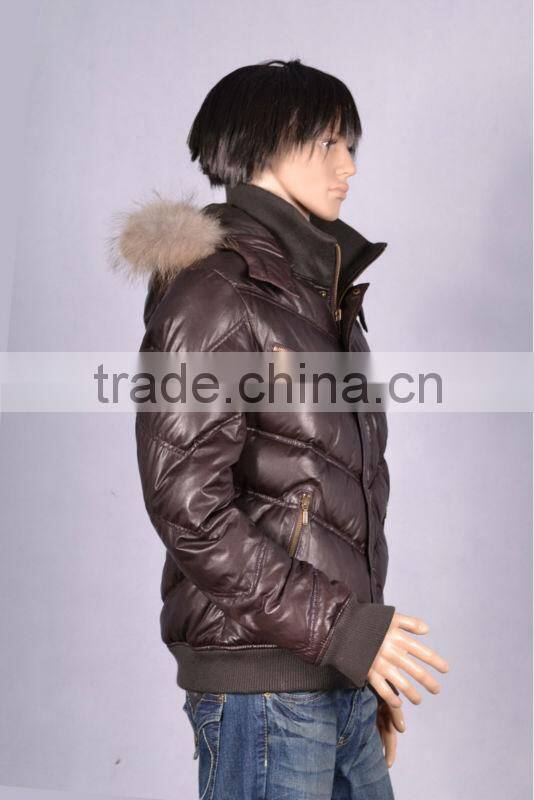 MEN'S LAMB LEATERH Down JACKET