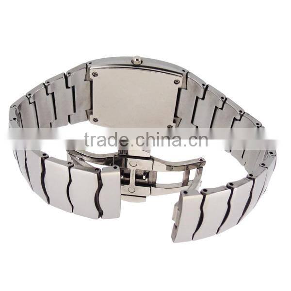 fancy bracelet tungsten steel custom logo watch