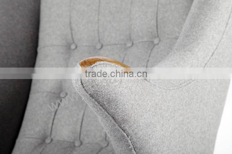 Hans J. Wegner cashmere Teddy Bear Chair and ottoman