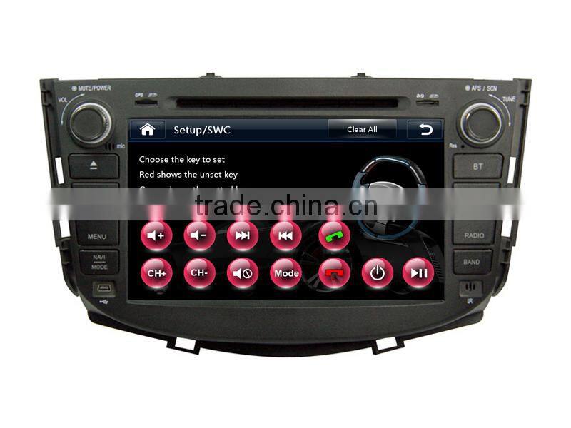 car dvd player for Lifan x60 dvd player with bluetooth 3G wifi DVR DVB-T TMC optional