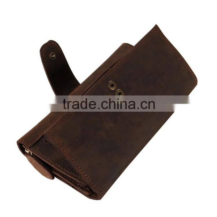 Business Casual Bifold Men's Genuine Leather Wallet