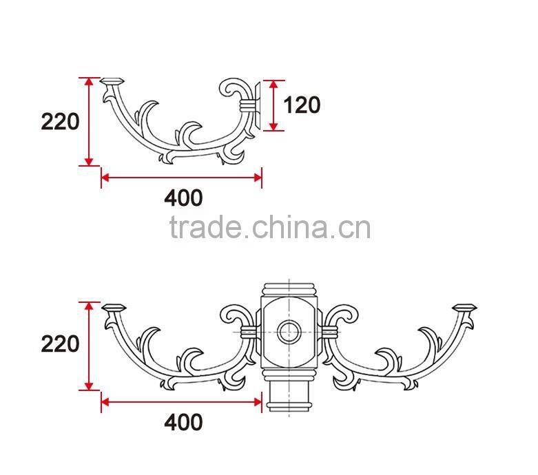 D005 Street Lights Pole Bracket Arms