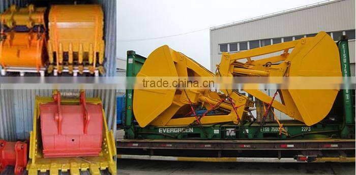 Hot sale grab bucket crane , four wire rope grab