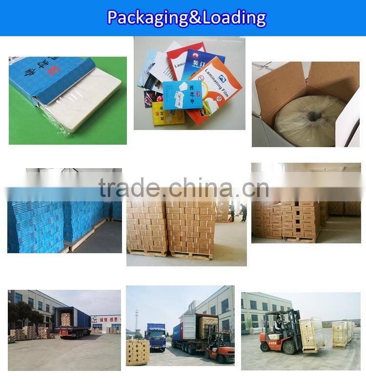 60mic 75mic 80mic 100mic 125mic 150mic 200mic 250mic Sticky Back Plastic Laminating Pouch Film Laminating Sheet