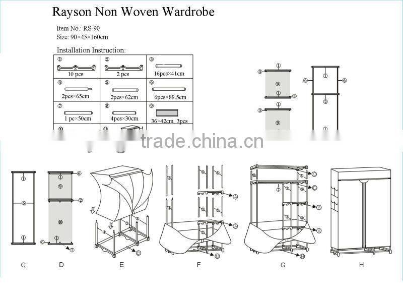 Good quality cloth wardrobe