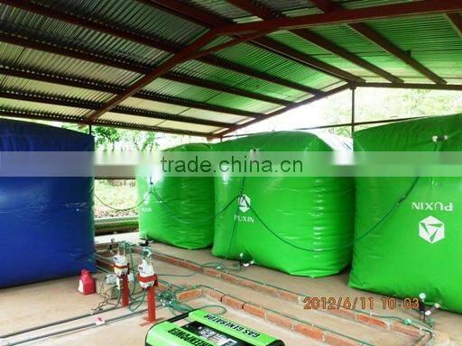10m3, 20m3, 50m3 PVC biogas storage bag
