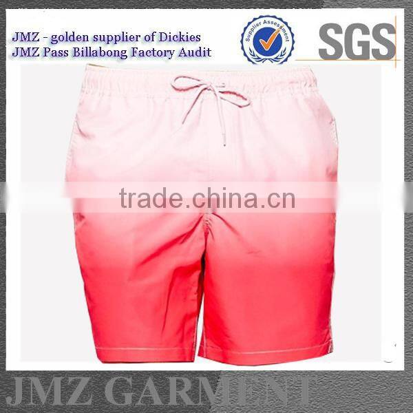 wholesale custom OEM polyester beach shorts swimwear for young teen boys your own design new products 2016 low moq Alibaba