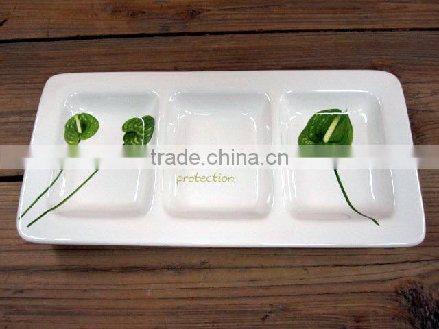 Kitchenware Type Oval Ceramic Dinner Serving Plate