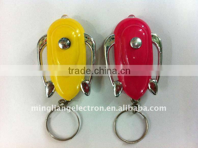 Lovely promotional keychain light