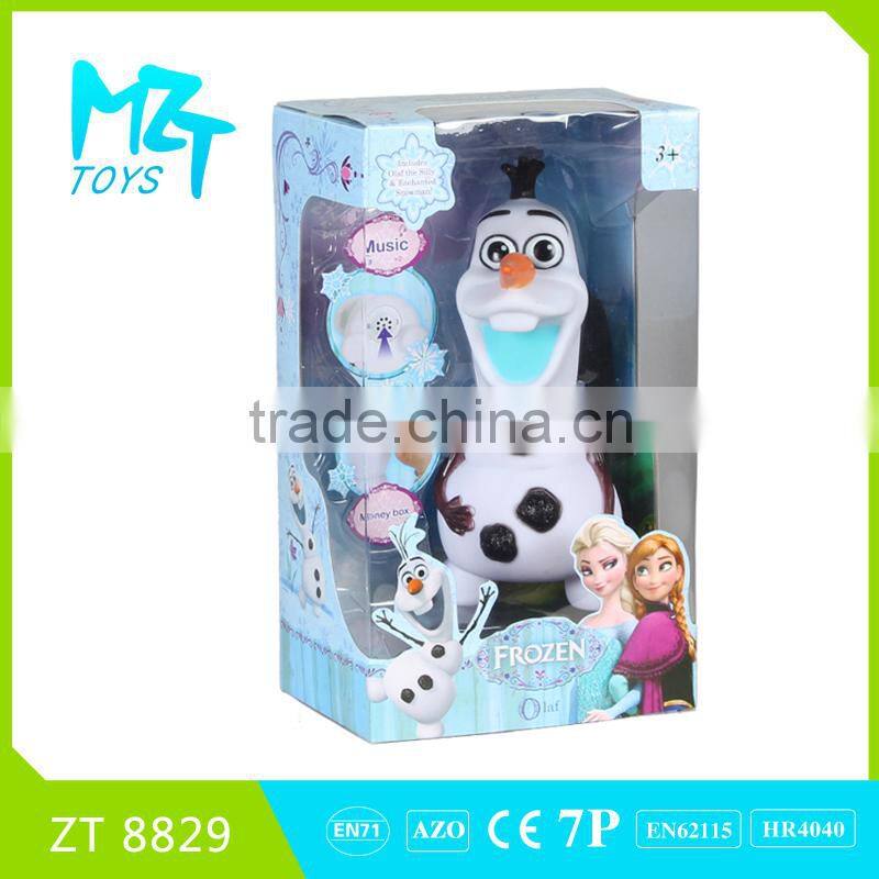 2016 New !Eco-friendly Vinyl 14 inch princess doll with crystal eyes+Microphone+Necklace music Barbie Doll