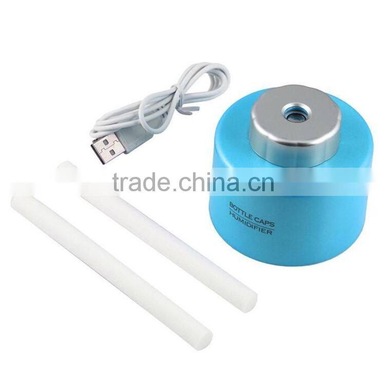 USB portable aroma water bottle cap humidifier mist air humidifier
