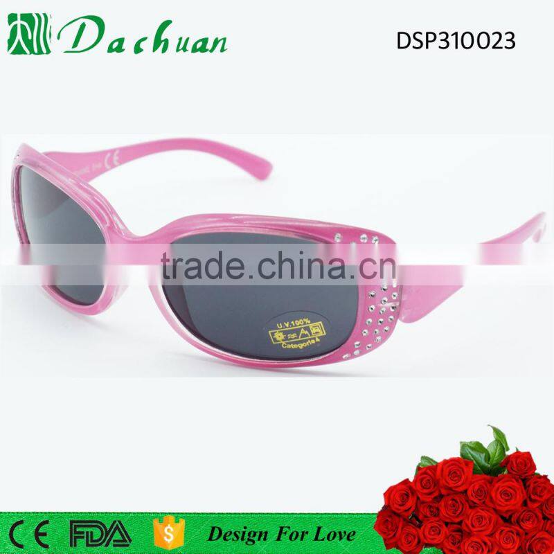 Italy design high quality new fashion children sun glasses for girl EN71 UV400