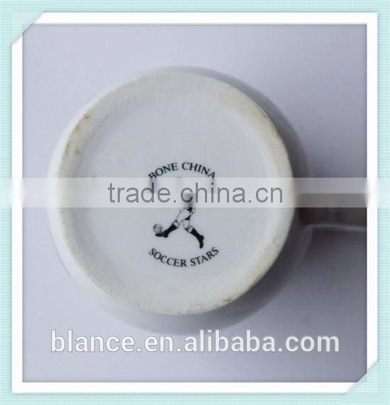 ceramic Liverpool Soccer Ball Mug with soccer ball shape mug