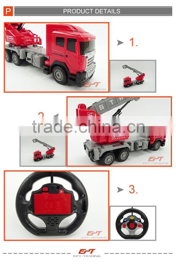 Hot selling 4channels radio control toy rc container truck