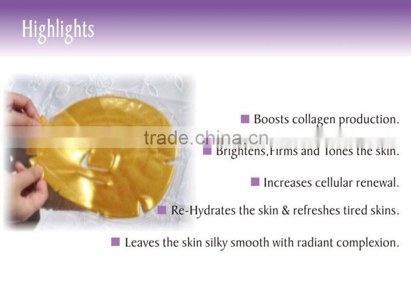 OEM SKIN CARE MASK bio cellulose facial mask gold bio-collagen facial mask