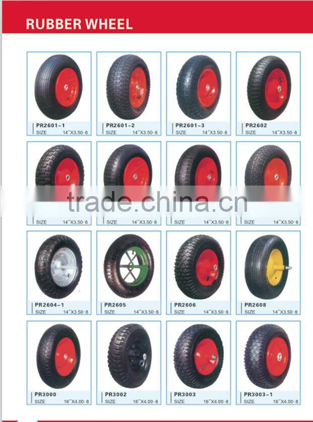 wheelbarrow tyre, wheel barrow tire, wheel barrow rubber tire 400-8 4pr wheelbarrow tyre