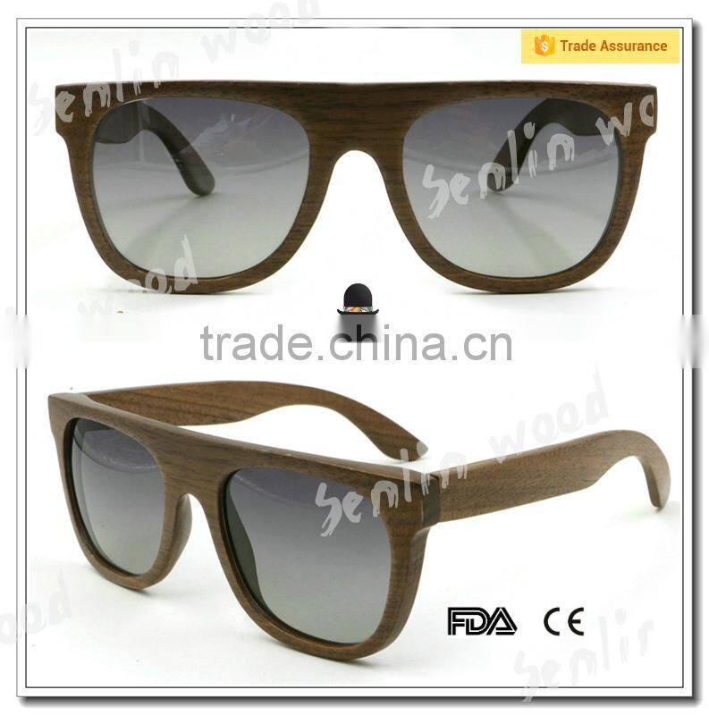 2015 hottest sale Wooden Sunglasses Designer 100% Wooden Sunglasses Wholesale & UV 400