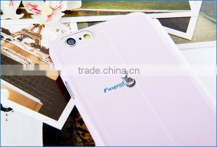 Colorful ulra thin pu leather cell phone case for iPhone 6 , for iphone 6 leather case, leather case for iphone 4