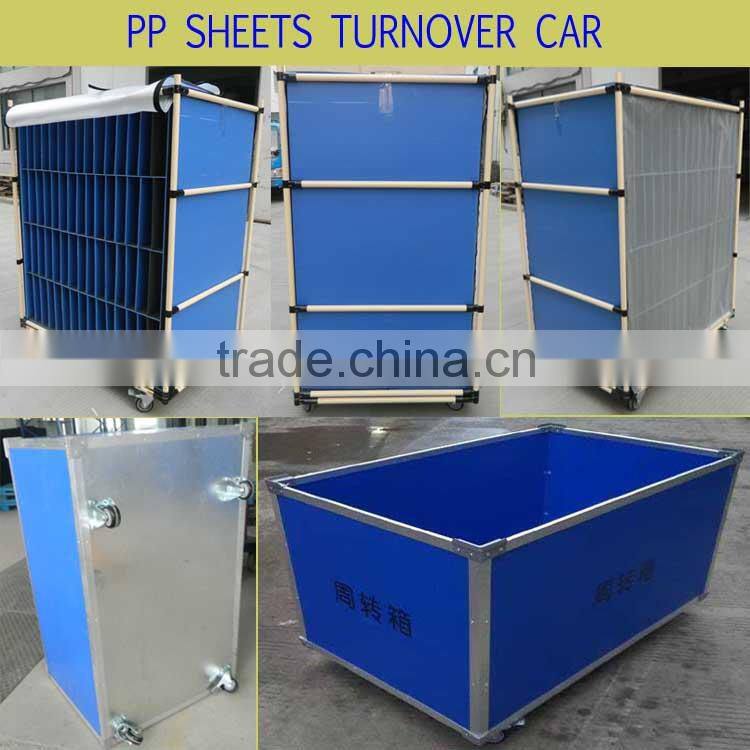 High quality 10mm thickness printing pp sheet free standing scrolling solar advertising board