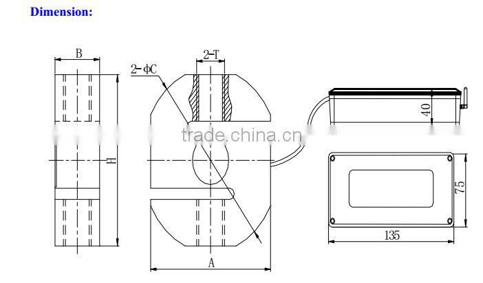 Wireless load cell GS201W