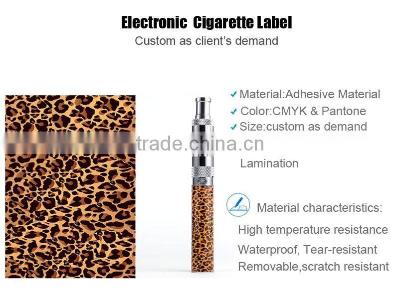 High Quality Label Sticker For E-Cigarette In China