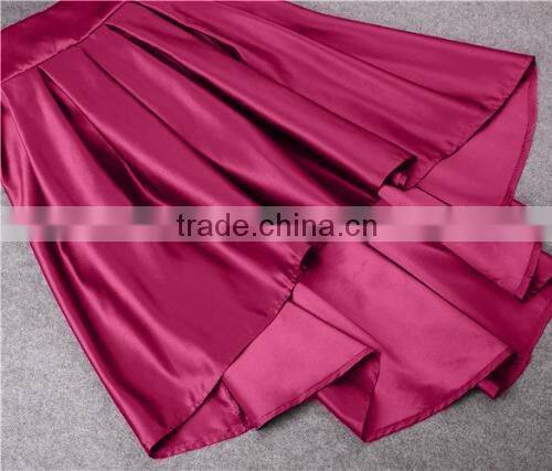 European Style New Fashion Ladies Women Career Leisure Solid Irregular Hem Skirt