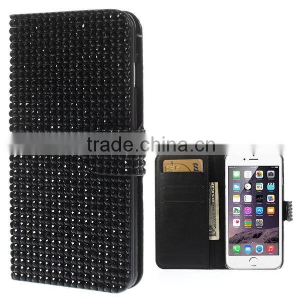 2015 Wholesale top quality 5.5 inch wallet case for iphone 6 plus