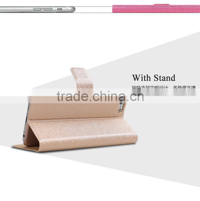 LZB hot selling silk grain flip leather case for samsung galaxy A8