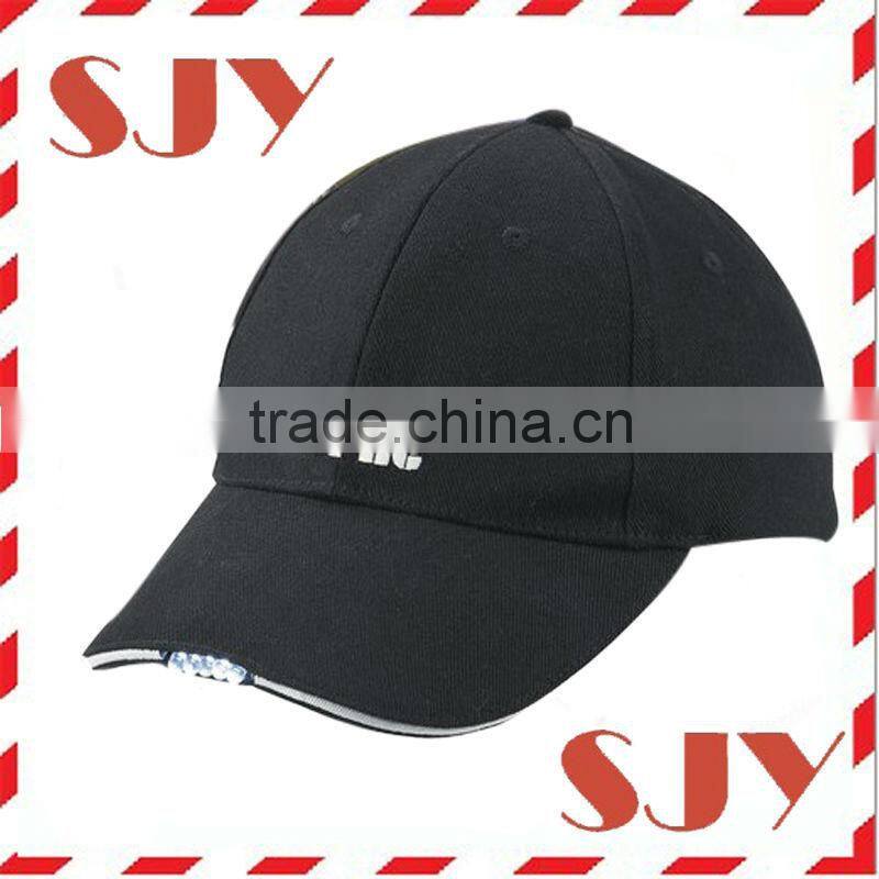 Camo led light baseball cap caps with lights in visor