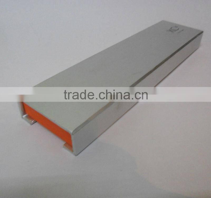 2014 newly orange and silvery hard paper jewelry box packing
