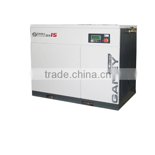 economic type Silent stationary scroll air compressor for bus,scroll air compressor