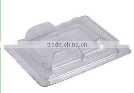Guangzhou factory clear transparent cosmetic folding pvc box(ZDPVC11-047)