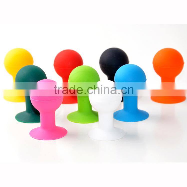 Silicone Mobile Phone Sucker stand/Sucker Holder for iphone mobile phone sucker