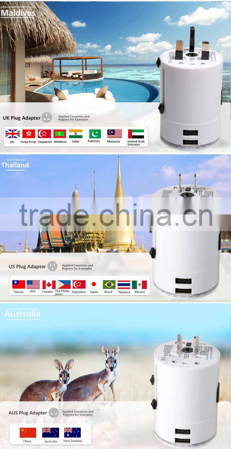 JS-W006 US Power Adapter plug for macbook Shucko Grounded Universal Adapter Plug Electrical plug