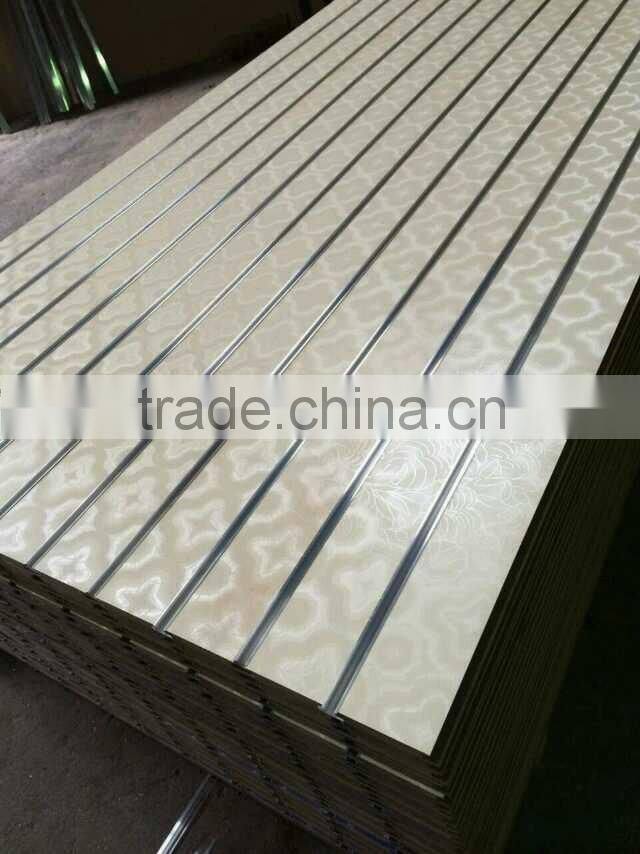 15 MM 3d slatwall use for supermarket