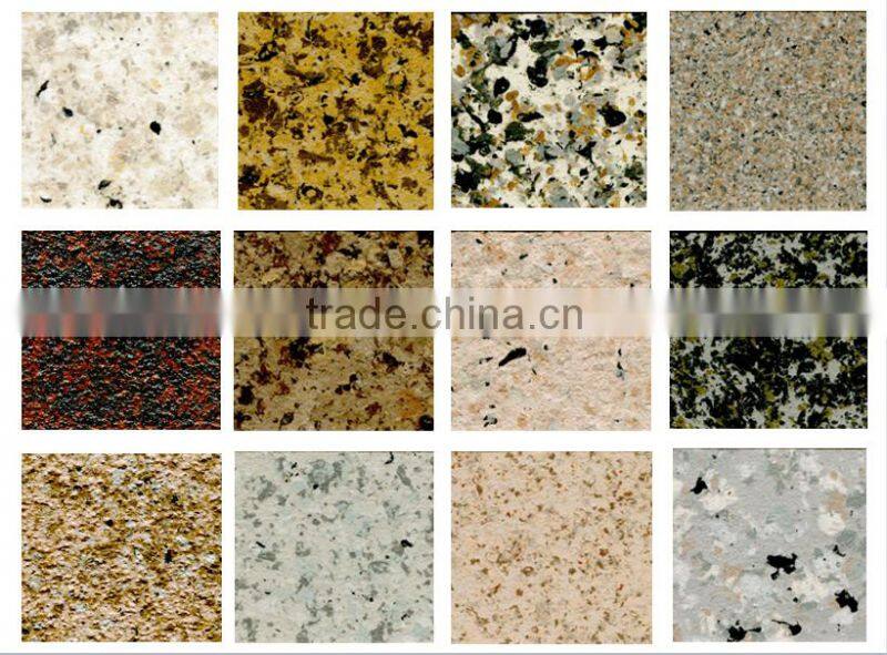 Environmental exterior stone spary paint for wall stone effect