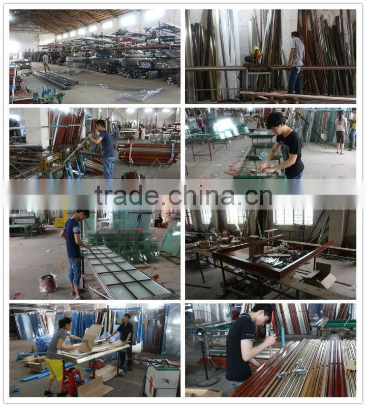 aluminum side hung casement window with half round spoked pediment