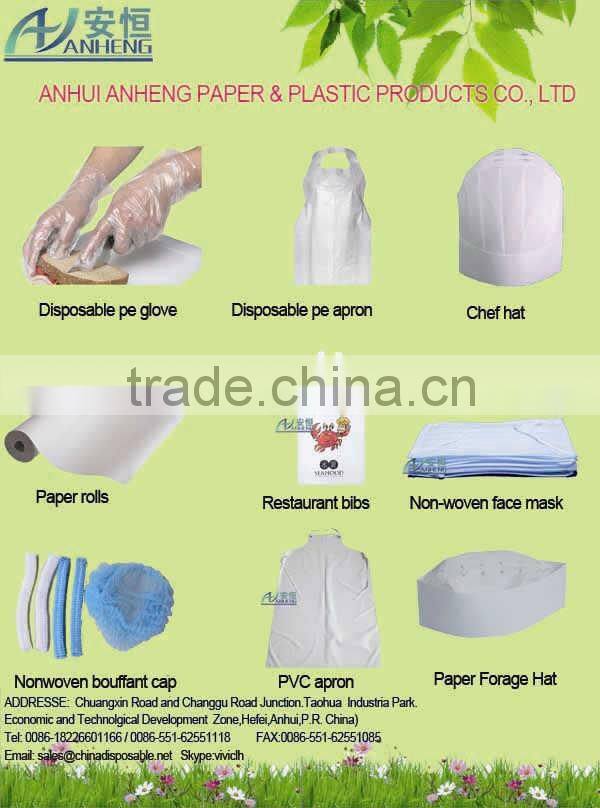 china factory plastic disposable bed sheet for hospital
