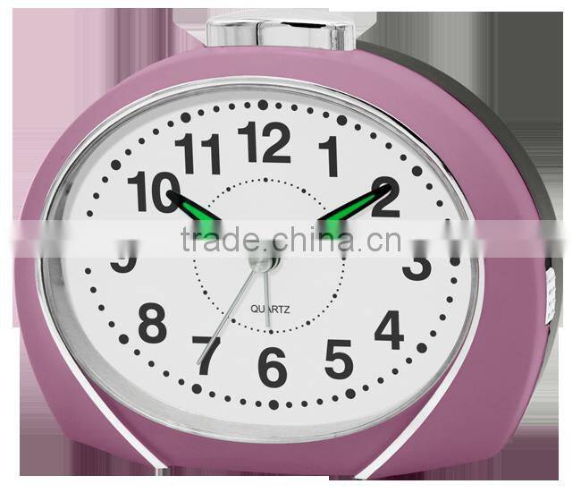 hot selling fashion sweep clock led light alarm clock
