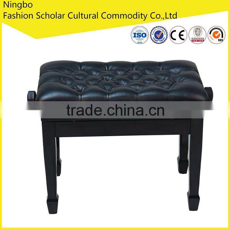 Antique Piano Stools,Piano Key Adjustable Stool with Music Book Storage