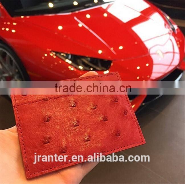 Latest design ostrich leather business card holder or name card holder