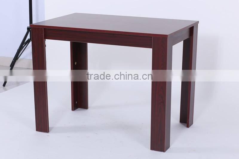 E1 Melamine MDF Dining Table With Easy Style Stools
