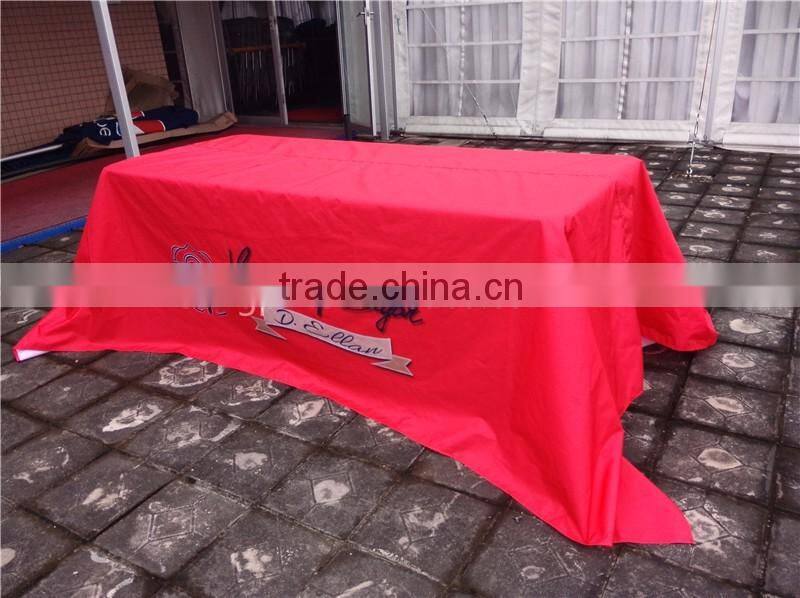 custom cheap wholesale polyester tablecloth