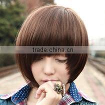 Vogue short bob hair wig with bangs