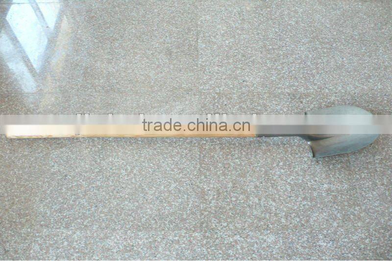 Round Garden Shovel & Spade S518-2L With Long Wood Handle